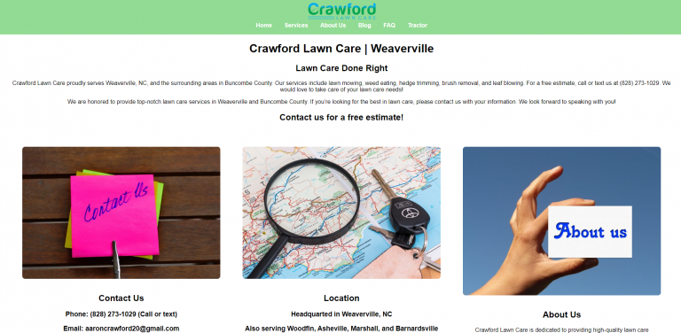 CrawfordLawnCareWebsite